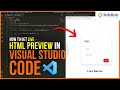 How to Get Live HTML Preview in Visual Studio [VS] Code (Live Server Training)