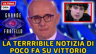 🔴GRANDE FRATELLO: ALFONSO SIGNORINI IN LACRIME - LA TERRIBILE NOTIZIA DI POCO FA SU VITTORIO MENOZZI