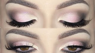 ♡ Soft Pink Glam Holiday Smokey Eyes ♡ Make Up Tutorial | Melissa Samways