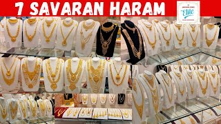 7 Savaran Haram Latest Design/Recent Wedding Sets Collection/Kerala/Kolkata/Bombay/Lappa Models