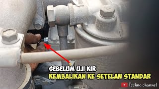 cara setel bospom untuk mengurangi emisi gas buang | Techno channel