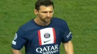 Lionel Messi's reaction to being substituted in PSG's win with Juvetus