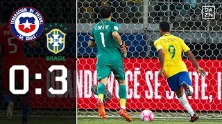 Jesus schießt Chile aus WM-Quali: Chile - Brasilien 0:3 | Highlights | WM-Quali | DAZN