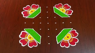 7×7dots beautiful sankranti chukkala muggulu🌷|easy sankranti rangoli|Pongal kolams#Rang Kaa Rangoli