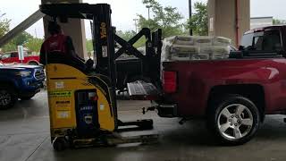 Pallet of concrete Silverado vs Tundra 3360lb