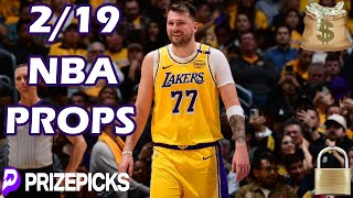 PRIZEPICKS NBA PICKS | WEDNESDAY 2/19/25 | NBA PLAYER PROPS PICKS | NBA PROPS \u0026 BETS TODAY