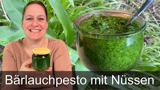 Bärlauchpesto mit Cashewkernen, Tipps zur Haltbarkeit und Outtakes 😱😁