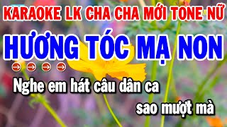 Karaoke Liên Khúc Nhạc Sống Tone Nữ Cha Cha 2025 | Hương Tóc Mạ Non - Tình Nhỏ Mau Quên