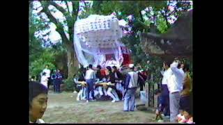 １９８７　昭和６２年　秋祭り　佐備神社宮入