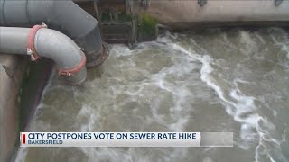 City postpones vote on sewer rate hike
