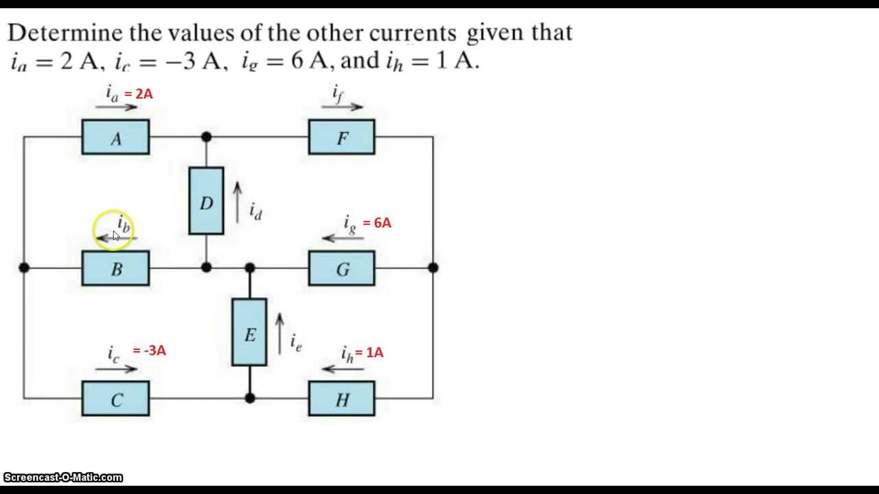 Example 2: Kirchhoff's Current Law (KCL) - YouTube