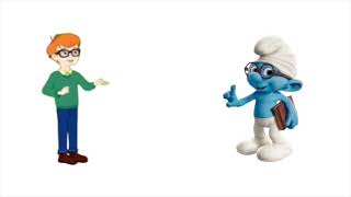 Me meeting Brainy Smurf