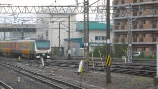 HB-E300 series Hybrid DMU at Aomori Station