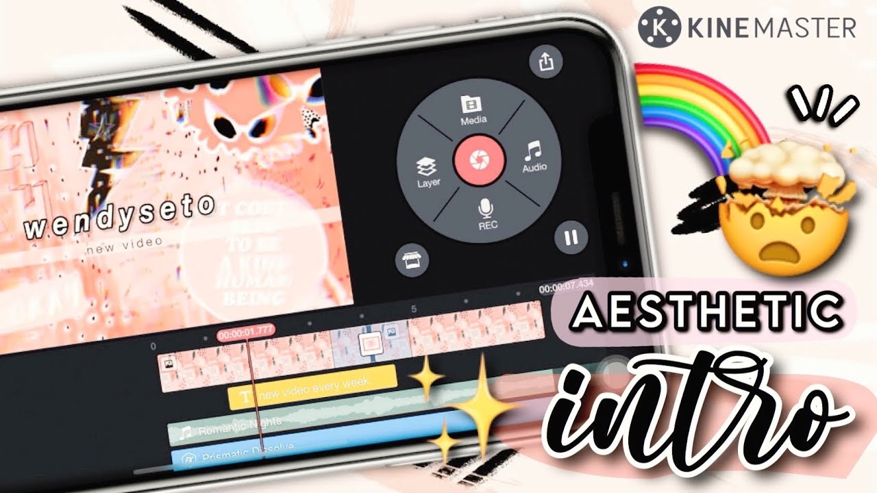 How To Make Youtube Intro With Kinemaster Indonesia Youtube