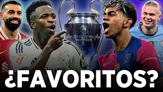 ¿QUIÉN ES EL FAVORITO PARA GANAR LA CHAMPIONS LEAGUE 24/25?