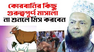 কোরবানির কিছু গুরুত্বপূর্ণ মাসালা I abul kalam azad bashar