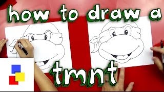 How To Draw A Teenage Mutant Ninja Turtle Face