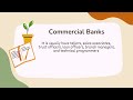 COMMERCIAL BANKS VS INVESTMENT BANKS (What's the difference?)