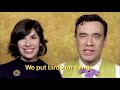 fred armisen and carrie brownstein portlandia ize conan s set conan on tbs