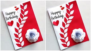 DIY Beautiful Birthday greeting card 2022 / Easy Birthday card idea / Happy Birthday card making