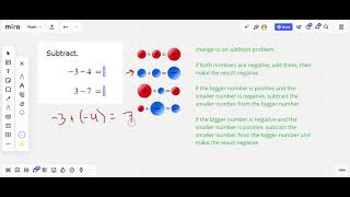 Integer subtraction problem type 1