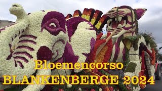 de  volledige Bloemenstoet ( bloemencorso van Blankenberge op 25 Aug 2024