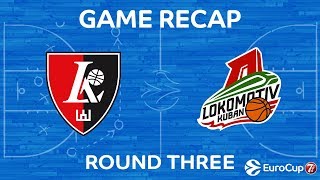 Highlights: Lietuvos rytas Vilnius - Lokomotiv Kuban Krasnodar