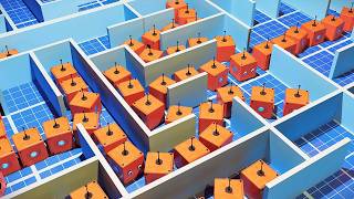 AI Learns to Escape Extreme Maze