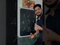 1 to 9 Numbers Art ❤️ #art #ashish_m_pandey #shorts #chalkart