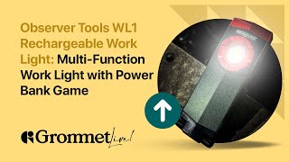 Observer Tools WL1 Rechargeable Work Light Is A Flashlight with Versatile Features | Grommet Live