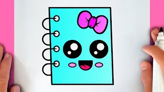 HOW TO DRAW A CUTE NOTEBOOK