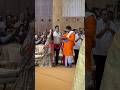 Akash Ambani & Shloka Ambani JOIN Nita Ambani & Mukesh Ambani at the mass wedding #shorts