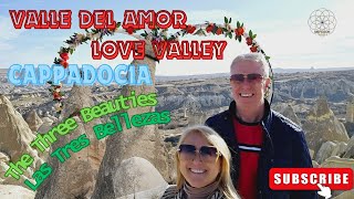 Cappadocia Love Valley - Three Beauties Fairy Chimneys - Valle del Amor y Chimeneas Hadas 3 Bellezas