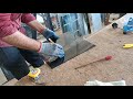 how to cut glass for exhaust fan