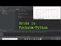 how to add grid in the python plots | how to insert grids in the pycharm plots