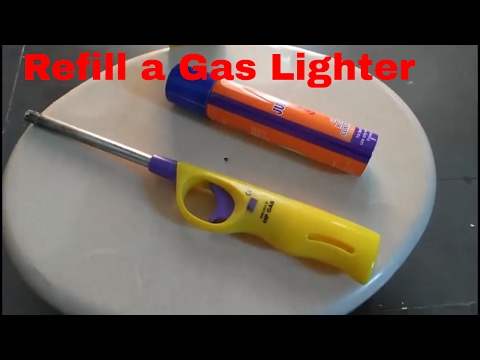 How to Refill a Gas Lighter How to Refill a Gas Lighter