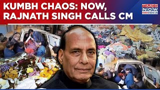 Kumbh Stampede: After PM Modi \u0026 Amit Shah, Defence Min Rajnath Singh Reaches Out To Yogi Adityanath