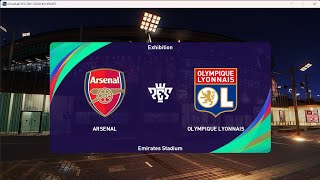 Highlights Arsenal vs Lyon | Realistic Simulation | eFootball PES Gameplay