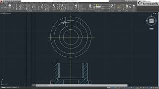 AutoCAD 螺紋練習-1