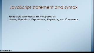 Keywords in JavaScript - E8