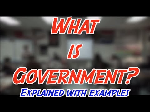 What is government short definition?