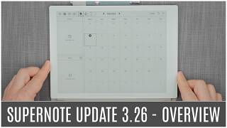 Supernote Update 3.26 Overview: Sleep Screen, Calendar and File Browser Improvements