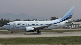 *Rare* Sierra Pacific Airlines Boeing 737-600 departure at out of Long Beach Airport