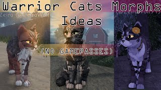 Warrior Cats: (NO GAMEPASSES) Skins Ideas! #5 (Roblox)