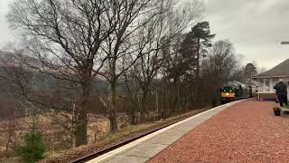 LSL BR Green 37667 \u0026 37521 - 548D - Bridge of Orchy \u0026 Upper Tyndrum | 07/03/21