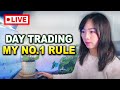 LIVE TRADING - The MOST CRUCIAL RULE To Succeed In Trading