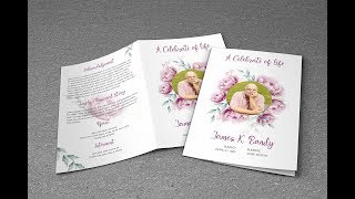 Funeral Program Template Brochure Template