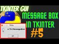 4. How to make dialogue box or popup in tkinter python gui