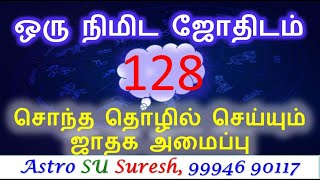 சொந்த தொழில் செய்யும் ஜாதக அமைப்பு | #128 | One Minute Astrology | Astrology