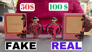 Fake vs Real Paco Rabanne Olympéa Flora Perfume